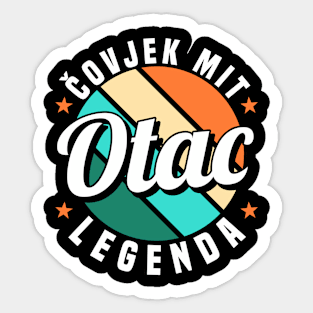 Serbia Father Otac Srpski Tata Balkan Papa Srbija Sticker